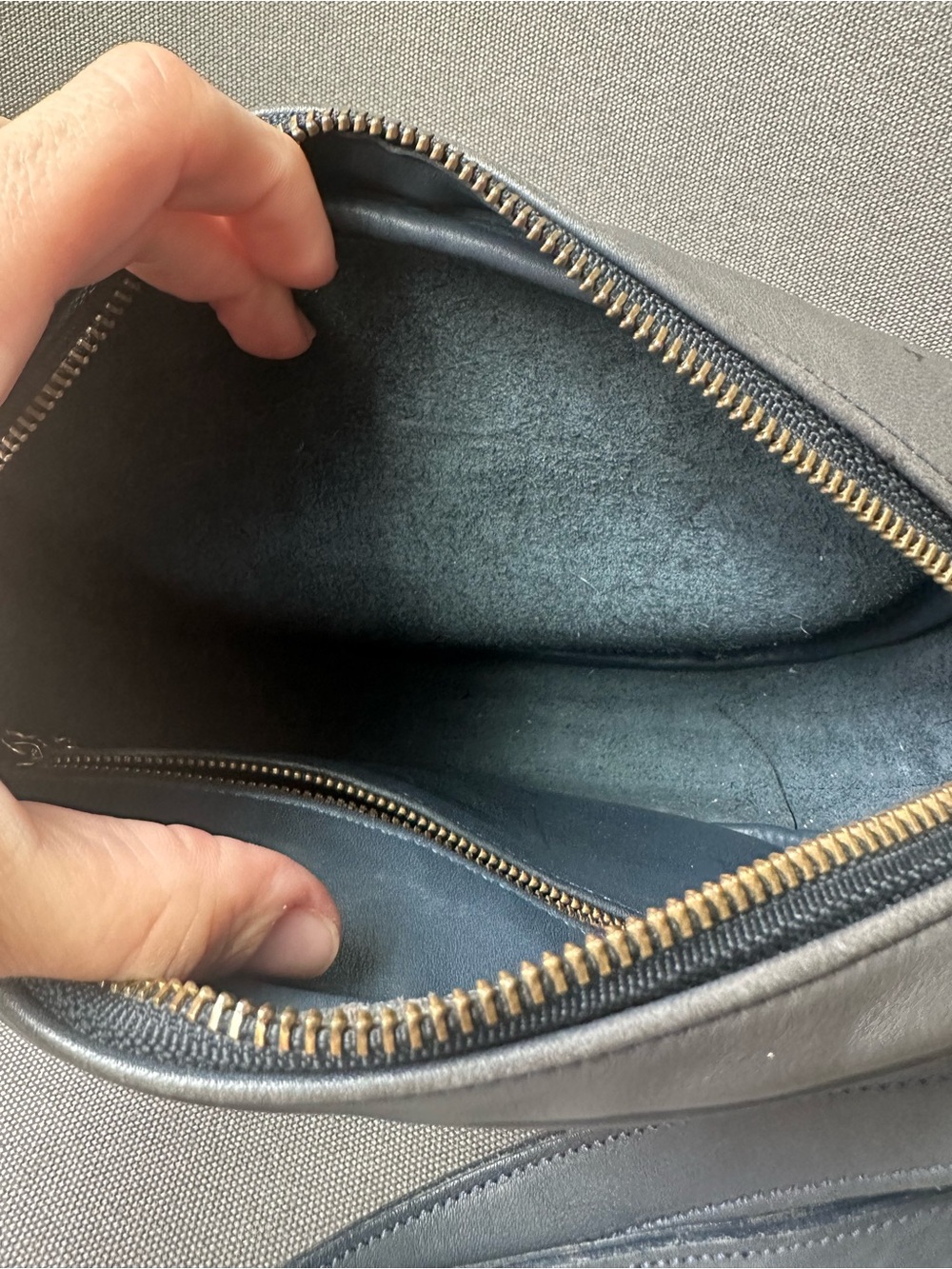 Vintage coach blue/ grey camera bag - Picture 5 of 12